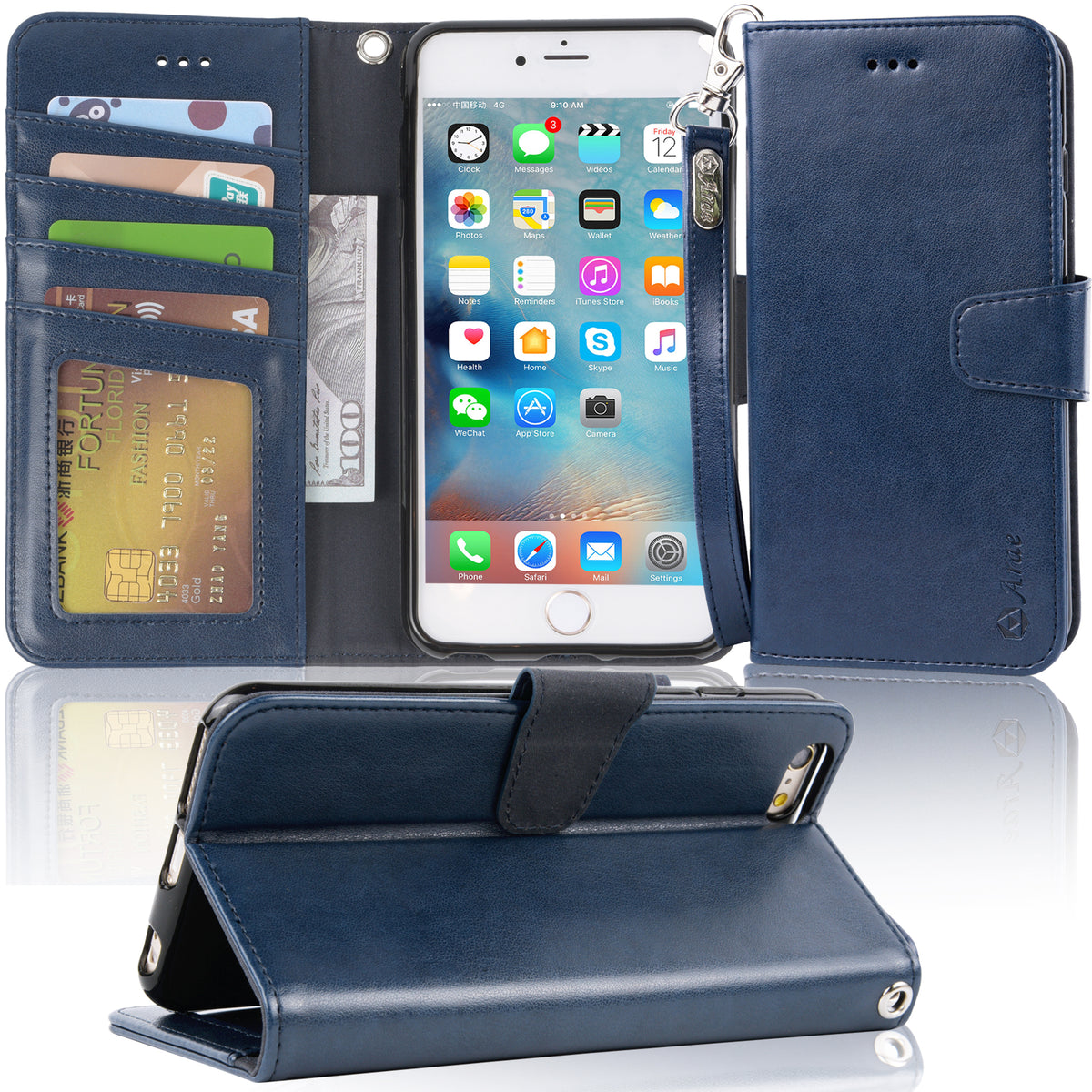 QLTYPRI Case For IPhone 6 IPhone 6S, Premium PU
