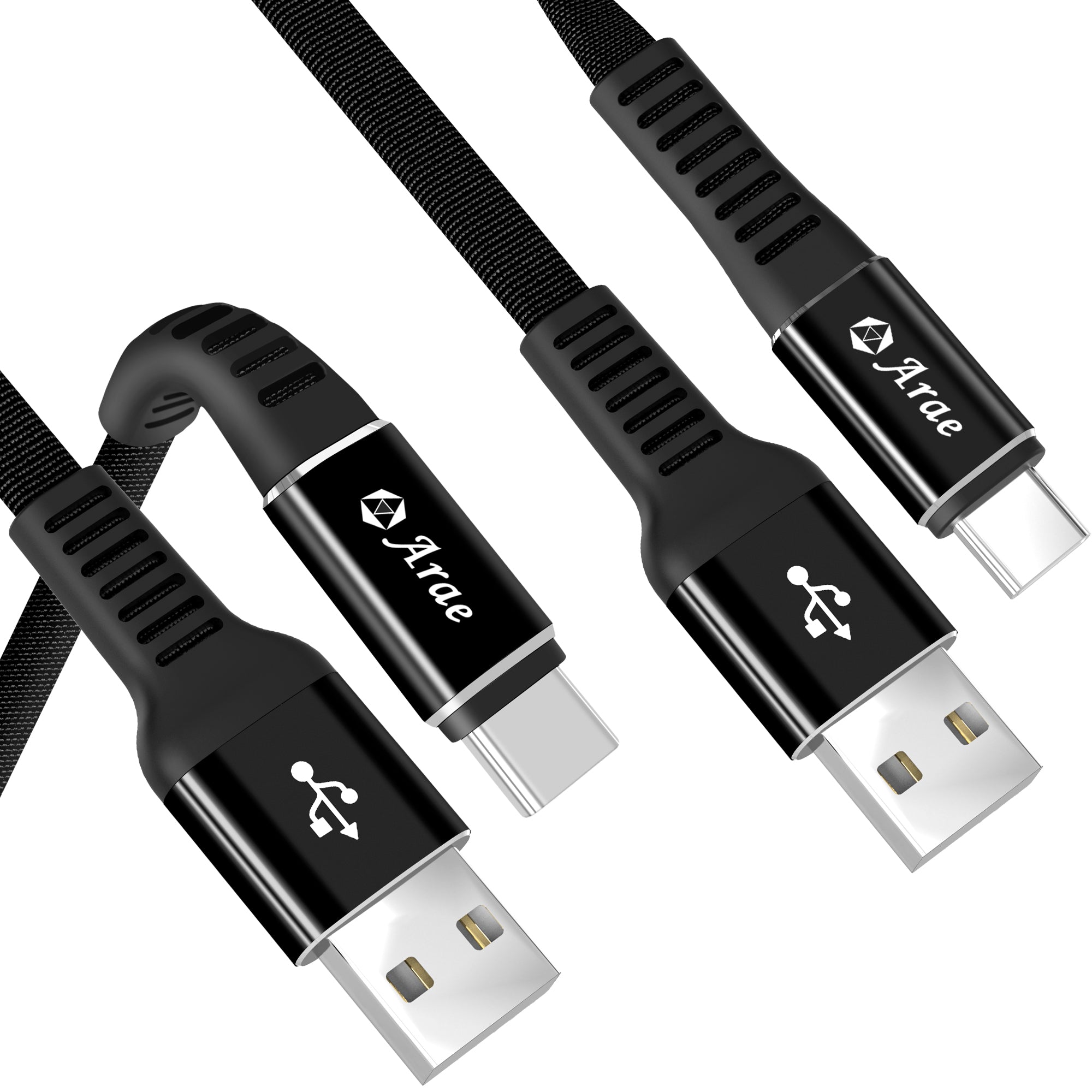 6 ft. USB to USB-C Braided Charging Cable