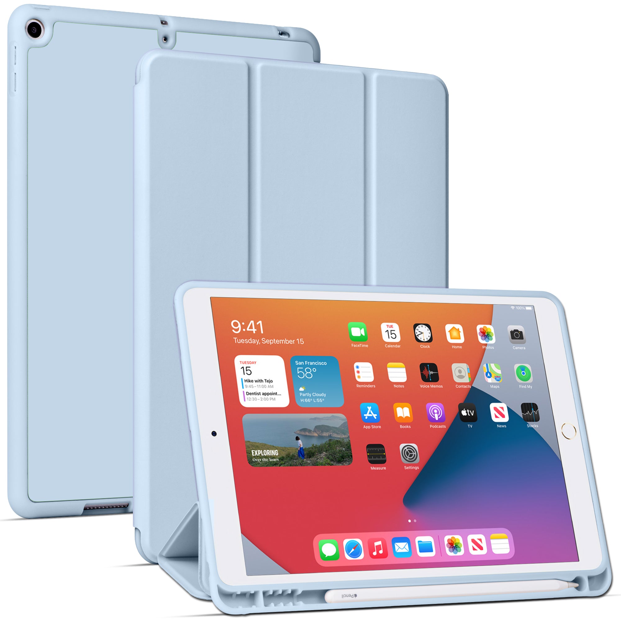 Arae for iPad 10.2 inch Case (7th Generation 2019) & (8th