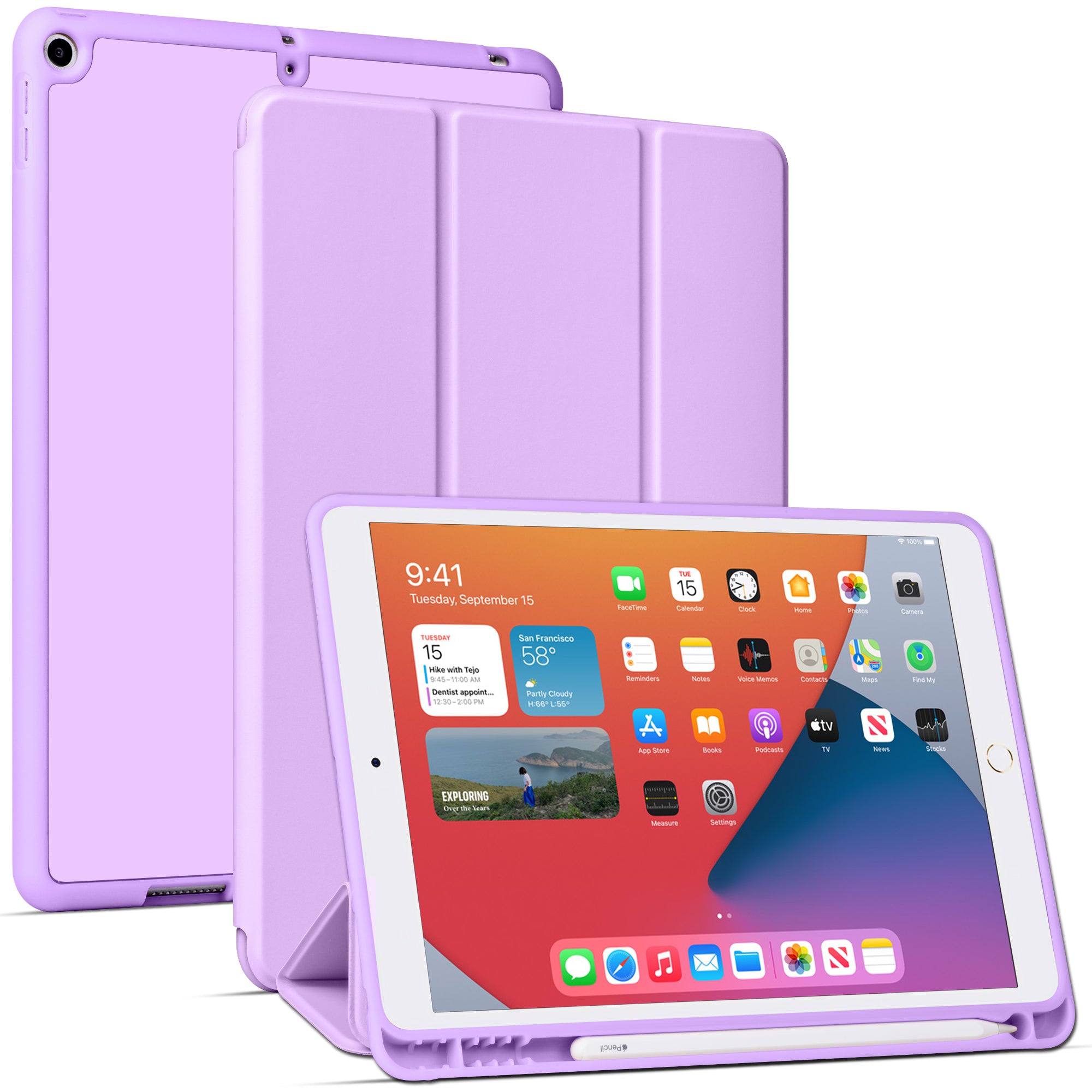 Arae for iPad 10.2 inch Case (7th Generation 2019) & (8th