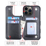 Arae for iPhone 13/ 13 Pro Max Case - Wallet Case with PU Leather Card Pockets Back Flip Cover