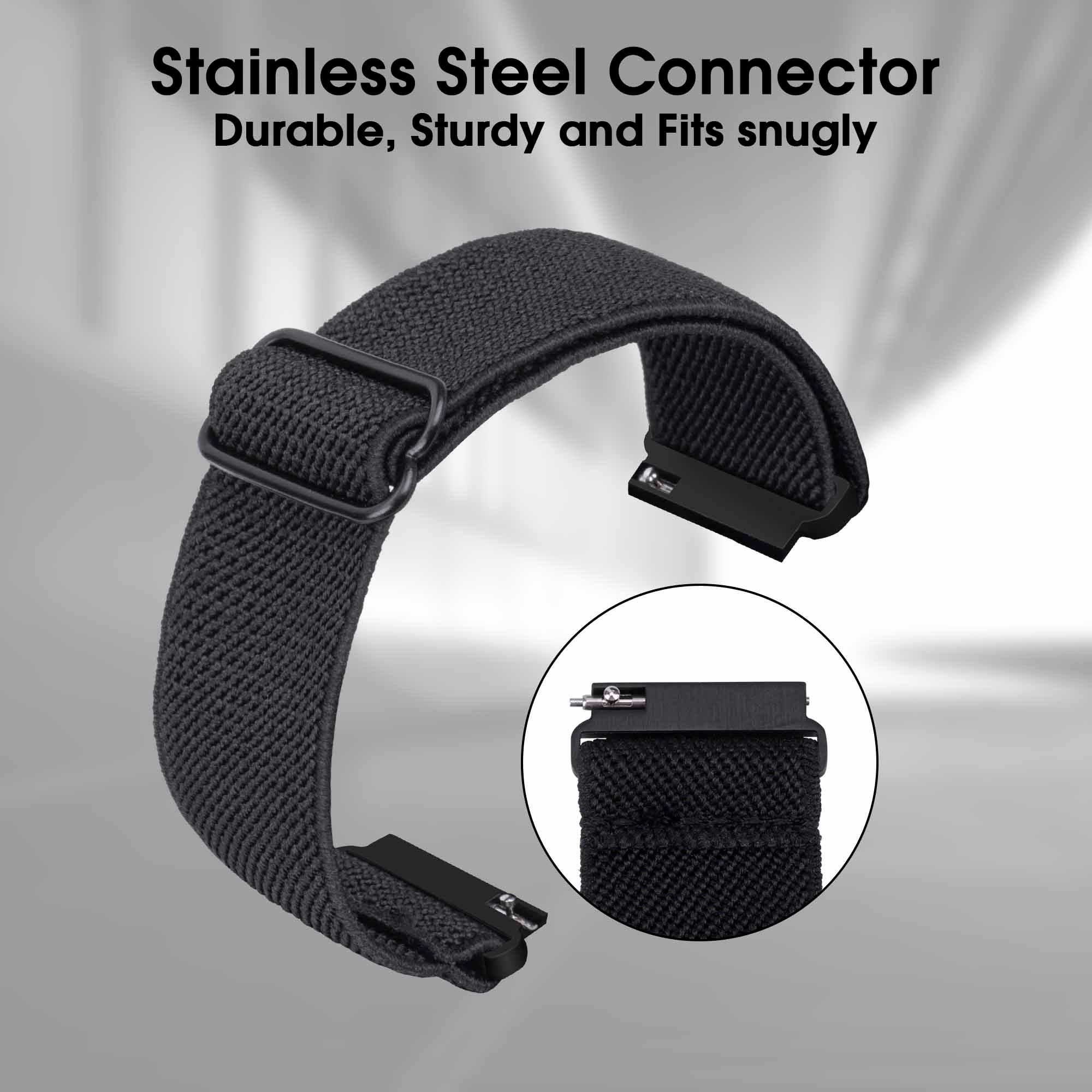 Arae Adjustable Stretchy Watch Band with 20mm Width Compatible for Sam –  Arae case