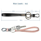 Arae Essentials Keychain for women - Lanyard Key Chain with Detachable Alloy Metal Rings with Brand Name