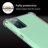 Arae Case for Samsung Galaxy S20 FE 5G, Premium Soft and Flexible TPU [Scratch-Resistant] Phone Case for Samsung Galaxy S20 FE 5G, Crystal Clear
