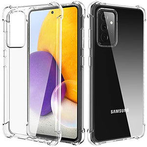 Arae Case for Samsung Galaxy A72 5G 4G, Premium Soft and Flexible TPU [Scratch-Resistant] Phone Case for Samsung Galaxy A72, Crystal Clear