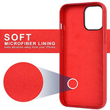 Arae iPhone 12 Mini Case, Ultra Thin Slim Leather Case [Anti-Scratch] Hard Back Cover for iPhone 12 Mini, 5.4 inch