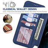 Arae Compatible with iPhone 12 Pro Max Case Wallet [Magnetic Wireless Charge] with Card Holder [RFID Blocking] for iPhone 12 Pro Max