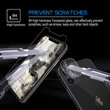 Arae 2 Pack Camera Lens Protector for iPhone 11 + 2 Pack Screen Protector, HD Tempered Glass Anti Scratch Work with Most Case, 6.1 inch