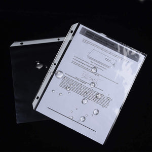 Arae Clear Sheet Protectors for 3 Ring Binder 8.5 x 11 inch Heavy Duty Plastic Sleeves Reinforced Holes, 50 Packs