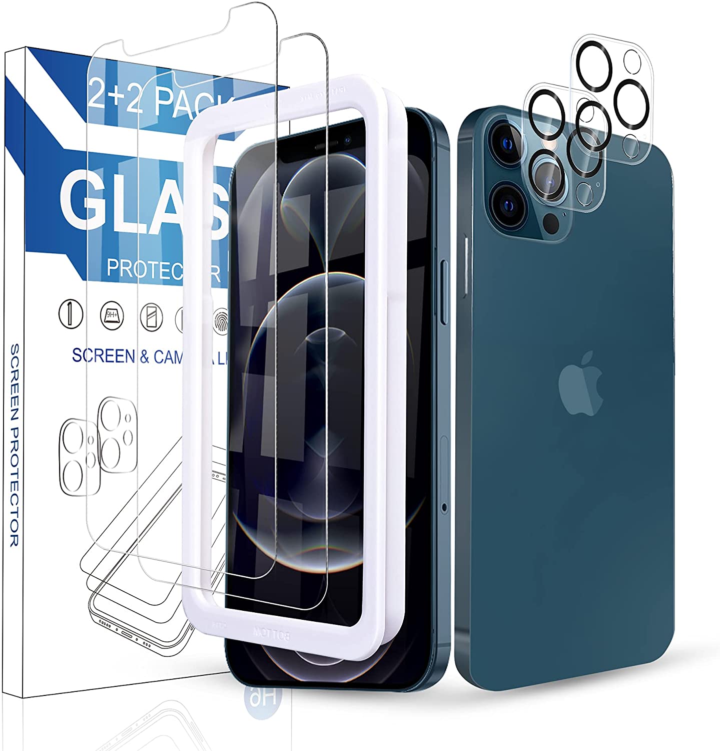 SaharaCase FlexiGlass Camera Lens Protector for Apple® iPhone® 12 Pro Max  (2-Pack) Clear ZD-A-12-6.7-C - Best Buy