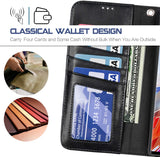 Arae Case for LG Wing 5G PU Leather Wallet Case Cover [Stand Feature] with Wrist Strap and [4-Slots] ID&Credit Cards Pocket for LG Wing 5G