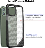 Arae Compatible with iPhone 11 Case Military Grade Anti-Scrach Shock Absorbing Protection Durable Case 6.1 inch