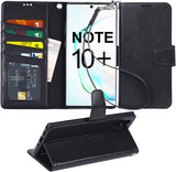 Arae Wallet Case for Samsung Galaxy Note 10 Plus/Note 10 Plus 5G PU Leather flip Cover [Stand Feature] with ID&Credit Cards Pocket for Galaxy Note 10+ / Note 10+ 5G 6.8 inch