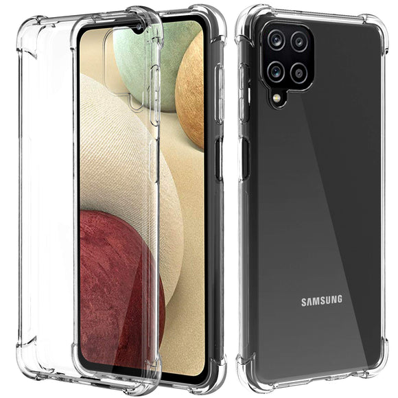 Arae Case for Samsung Galaxy A12 4G Edition, Premium Soft and Flexible TPU [Scratch-Resistant] Phone Case for Samsung Galaxy A12 6.5 inch, Crystal Clear
