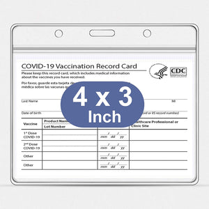 Vaccine Card Holder Protector Waterproof Sleeve Cover CDC Immunization Arae case Vaccine Card Holder Protector Waterproof Sleeve Cover CDC Immunization Arae case