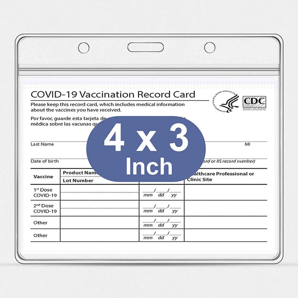 Vaccine Card Holder Protector Waterproof Sleeve Cover CDC Immunization – Arae case
