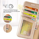 Arae Case Compatible for Samsung Galaxy s7 Edge, [Wrist Strap] Flip Folio [Kickstand Feature] PU Leather Wallet case with ID&Credit Card Pockets