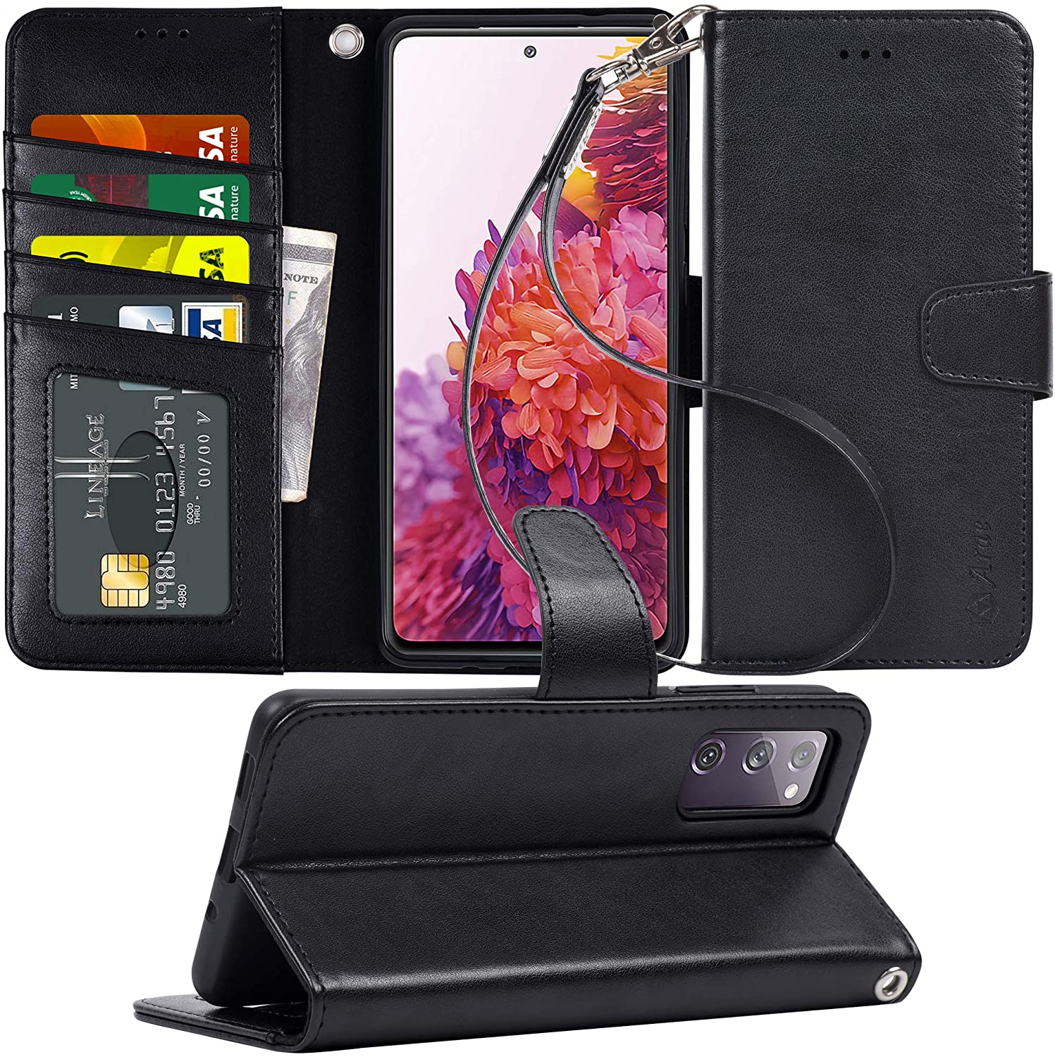 Arae Case for Samsung Galaxy S20 FE 5G PU Leather Wallet Case Cover [S – Arae case Arae Case for Samsung Galaxy S20 FE 5G PU Leather Wallet Case Cover [S – Arae case