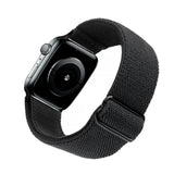 Arae Stretchy Nylon Apple Watch Band Compatible with Apple Watch Series 6 5 4 SE 44mm 40mm and Series 3 42mm 38mm Adjustable Solo Loop Sport Elastic Watch Band Strap for Men Women