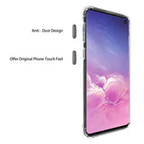 Arae Samsung Galaxy S10 Case, Clear Back Soft Panel [Scratch Resistant] with Reinforced Corners [Shock Resistant] and Flex Transparent TPU Bumper for Samsung Galaxy S10 [2 Pack] - Crystal Clear