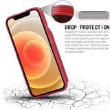 Arae Compatible with Case iPhone 12 and iPhone 12 Pro - Wallet Case with PU Leather Card Pockets Back Flip Cover for iPhone 12/12 Pro 6.1 inch