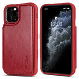 Arae Case for iPhone 11 Pro PU Leather Wallet Case with Credit Card Holder Pockets Back Flip Cover for iPhone 11 Pro