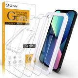 Arae Screen Protector for iPhone 13mini 13/ 13 Pro and Pro Max, HD Tempered Glass Anti Scratch Work with Most Case - 3 Pack